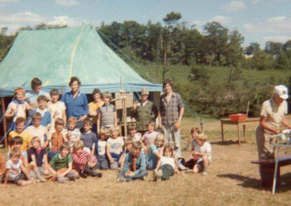 Dungarvan Scouts camp in the 1970s